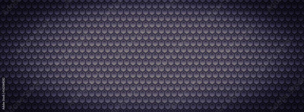 Poster abstract background consisting of hexagons.