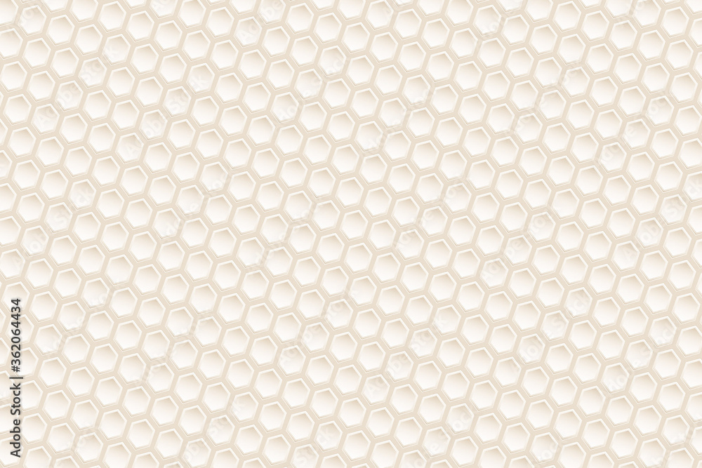 Poster abstract background consisting of hexagons.