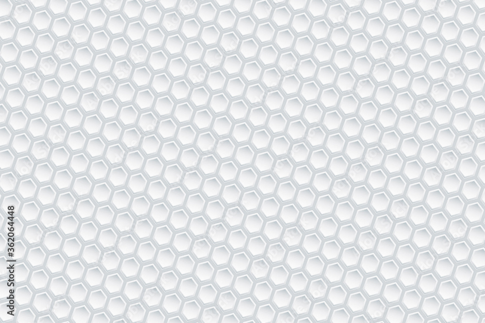 Poster abstract background consisting of hexagons.