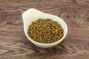 Vegetarian cuisine - dry green lentil