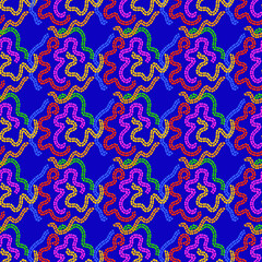 Abstract seamless pattern, colorful ornament.
Modern concepts for your design.