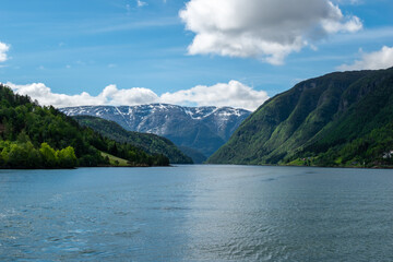 Naklejka na ściany i meble Hardangerfjord in Norway.