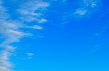 Fototapeta na wymiar Blue sky with clouds