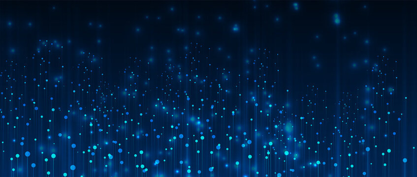 Technology data background, idea of global business solution