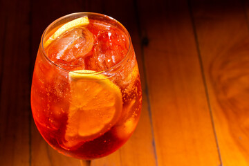Classic Italian Aperol Spritz cocktail