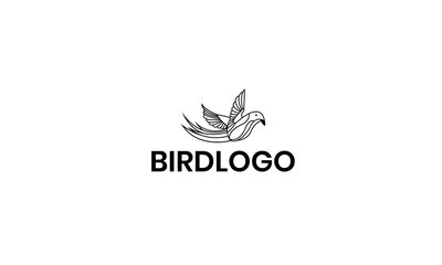 Bird Logo design, Illustration Vector Bird with gradient style can for logo traveling, or animal logo EPS 10