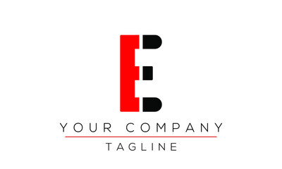Letter E Logo Design, Creative Modern Icon E