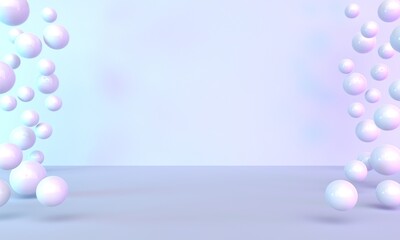 Abstract 3d gradient background. 3d rendering