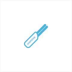 chopstick icon flat vector logo design trendy