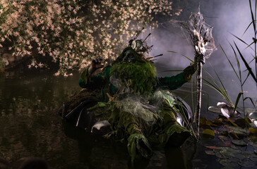 Fantastic image of Poseidon. Fine Art Fairy Tale Photography.