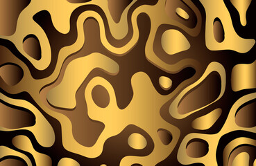 Abstract golden background. Modern concepts for your design.