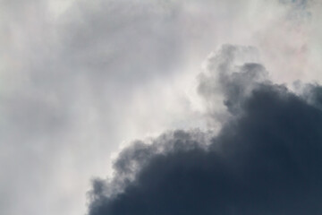 Fototapeta na wymiar Turbulent Sky with Threatening Clouds