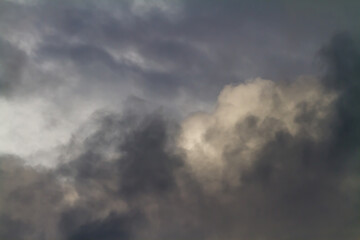 Turbulent Sky with Theatening Clouds