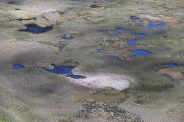 Lac du volcan Rano Kau à l'île de Pâques