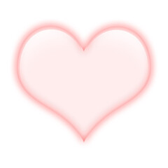 pink heart transparent