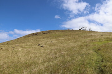 Volcan Poike à l'île de Pâques