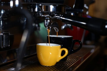 Barista Cafe Making Coffee Preparation Service Concept