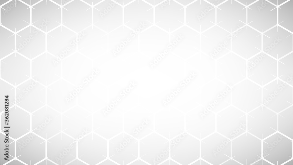 Poster white futuristic background. hexagon shapes. technology presentation template. neutral backdrop for 