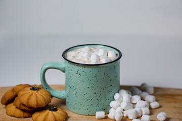 cocoa with marshmallows