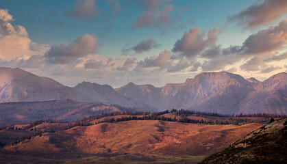 Fototapeta premium Beautiful Mountain landscape in Wyoming USA