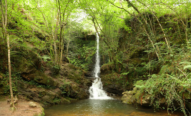 Cascadas de Doña Úrsula, Lamiña, Cantabria, España