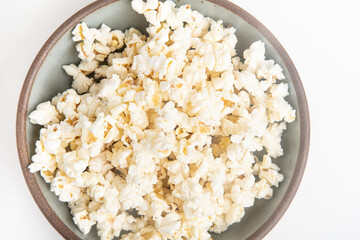 Popcorn In A Ceramic Bowl