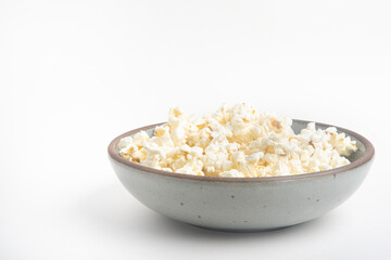 Popcorn In A Ceramic Bowl