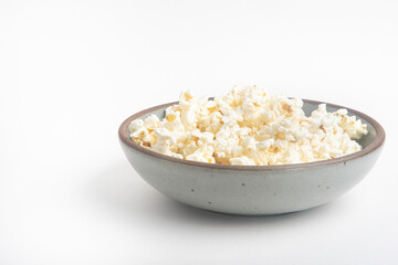 Popcorn In A Ceramic Bowl