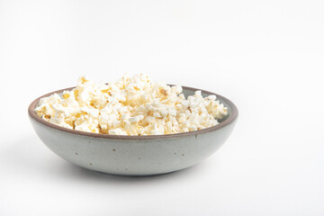 Popcorn In A Ceramic Bowl