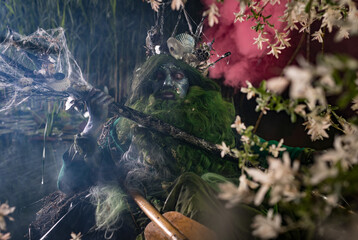Fantastic image of Poseidon. Fine Art Fairy Tale Photography.