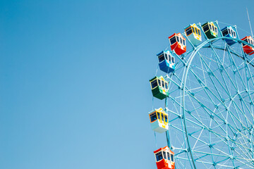 Ferris wheel at Wolmido island in Incheon, Korea