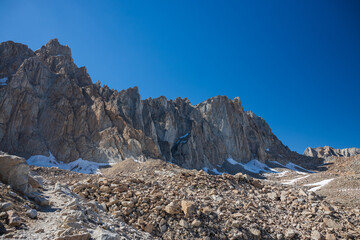 mountain landscape with clear skies