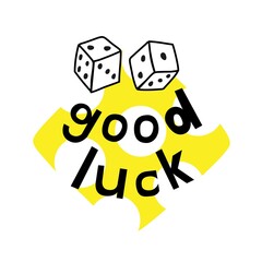 Good luck. Lettering with dice.