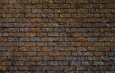 Presenting the newly designed old brick wall surface as background, uneven and rough texture pattern for designing, adding pictures and text.