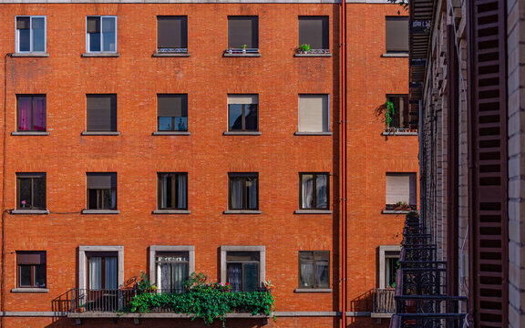 red brick building