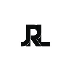jrl letter original monogram logo design