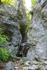 Hiking Path Via Ferrata at the Weichtalklamm in Lower Austria