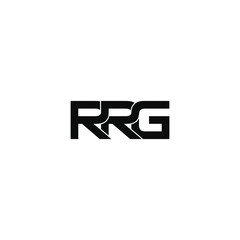 rrg letter original monogram logo design