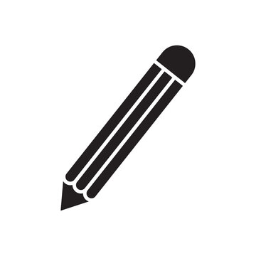 Writing graphite wood pencil icon