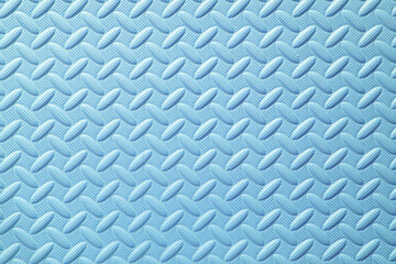 new blue crawling foam pad or cyan color rubber floor and male soft