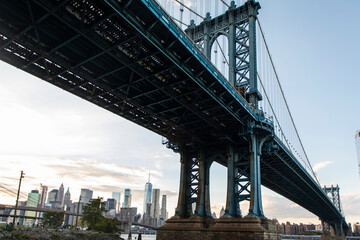 Fototapeta na wymiar Manhattan Bridge, New York