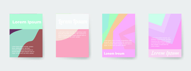 Abstract geometric pattern background for business brochure cover design. Vector flyer template layout design. For business brochure, poster, annual report, leaflet, magazine or book cover.