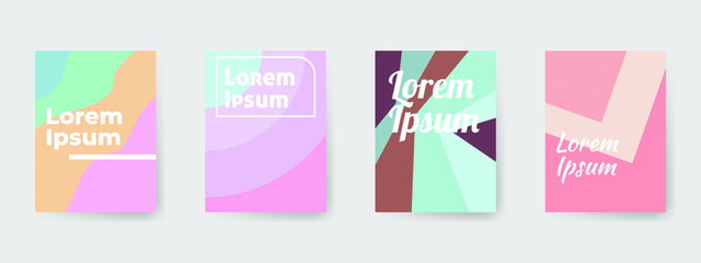 Abstract geometric pattern background for business brochure cover design. Vector flyer template layout design. For business brochure, poster, annual report, leaflet, magazine or book cover.