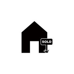 sold icon , real estate icon