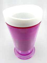 Violet slush and shake cup maker cup