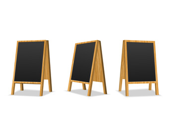 Advertising stand set