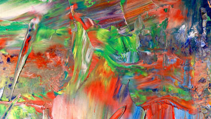 Colorful abstract background wallpaper. Modern motif visual art.  Mixtures of oil paint. Trendy...