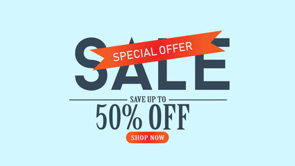 sale banner template design