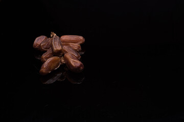 Ramadan concept photography with dry dates fruit