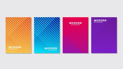 Obraz na płótnie Canvas Minimal covers design.background modern template design for web. Future geometric patterns.vector design